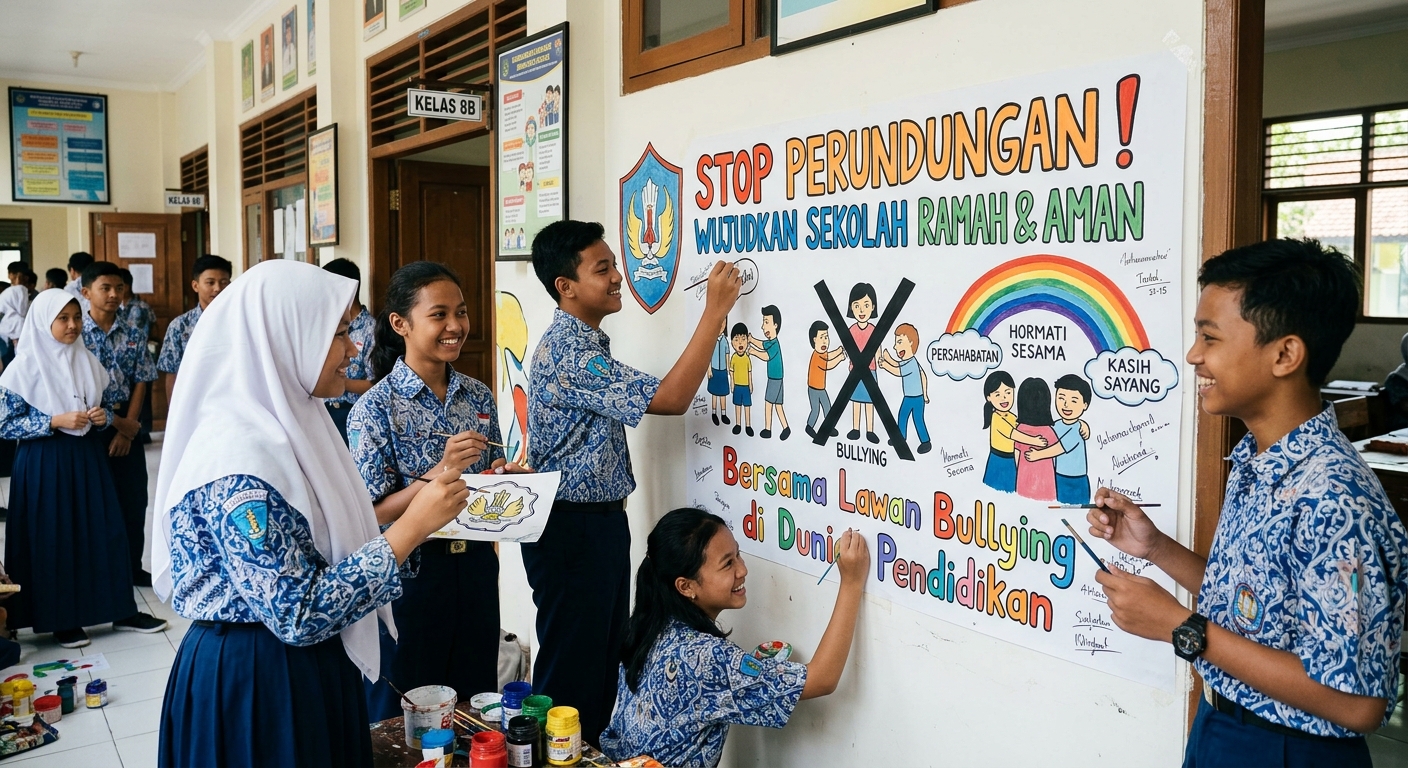 MENCEGAH PERUNDUNGAN DI SEKOLAH: BUDAYA SEKOLAH AMAN DAN NYAMAN