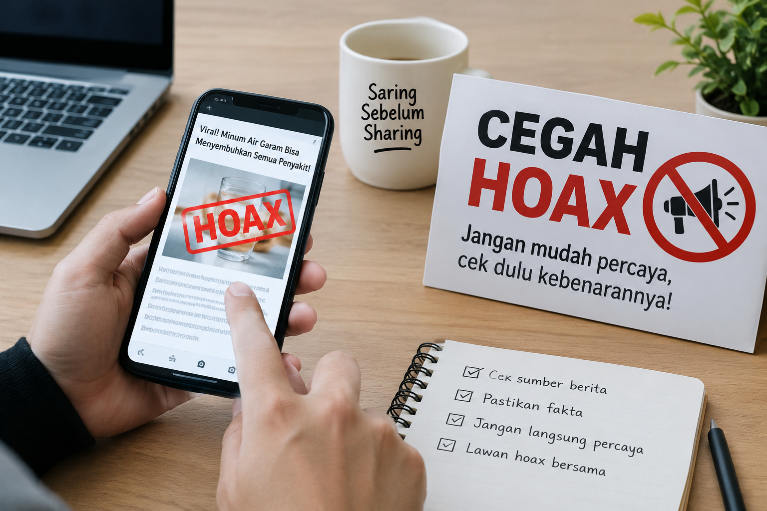 Cegah Hoaks, Lindungi Masyarakat: Memahami Dampak dan Aturan Hukumnya