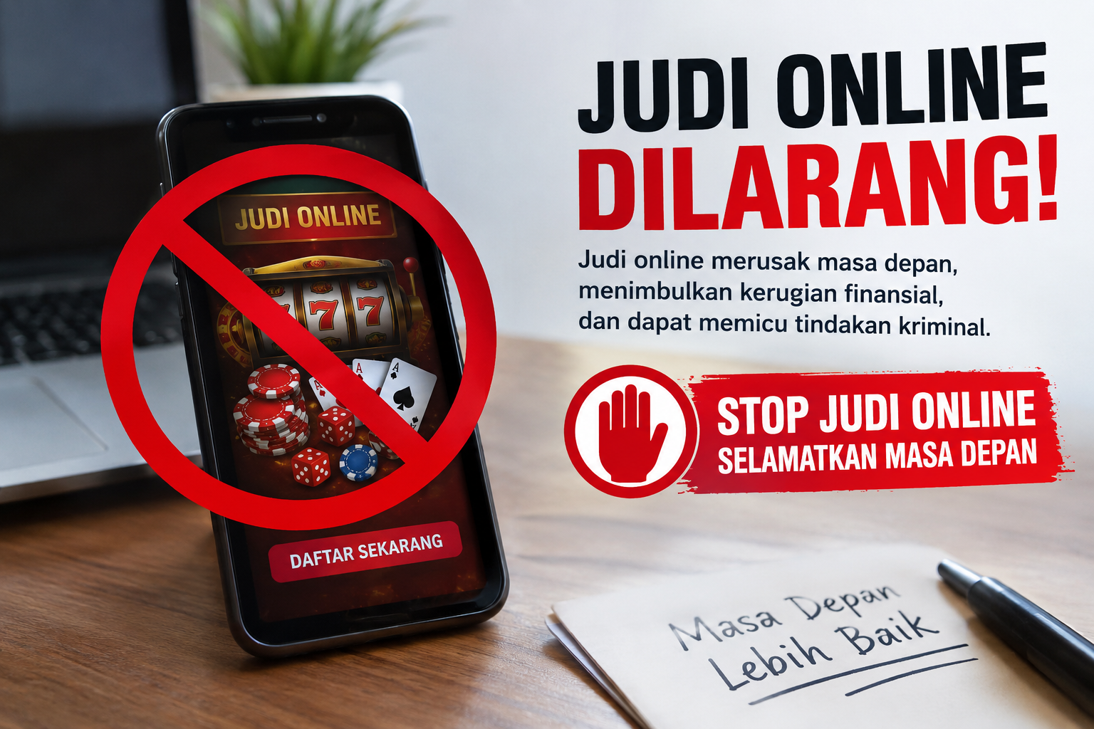 JUDI ONLINE: DAMPAK FINANSIAL, PSIKOLOGIS, SOSIAL, DAN HUKUM